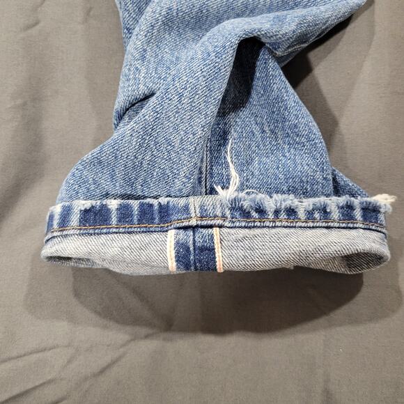 Banana Republic Jeans Womens 27 Short White Oak Cone Selvedge Blue Denim USA - Picture 9 of 11